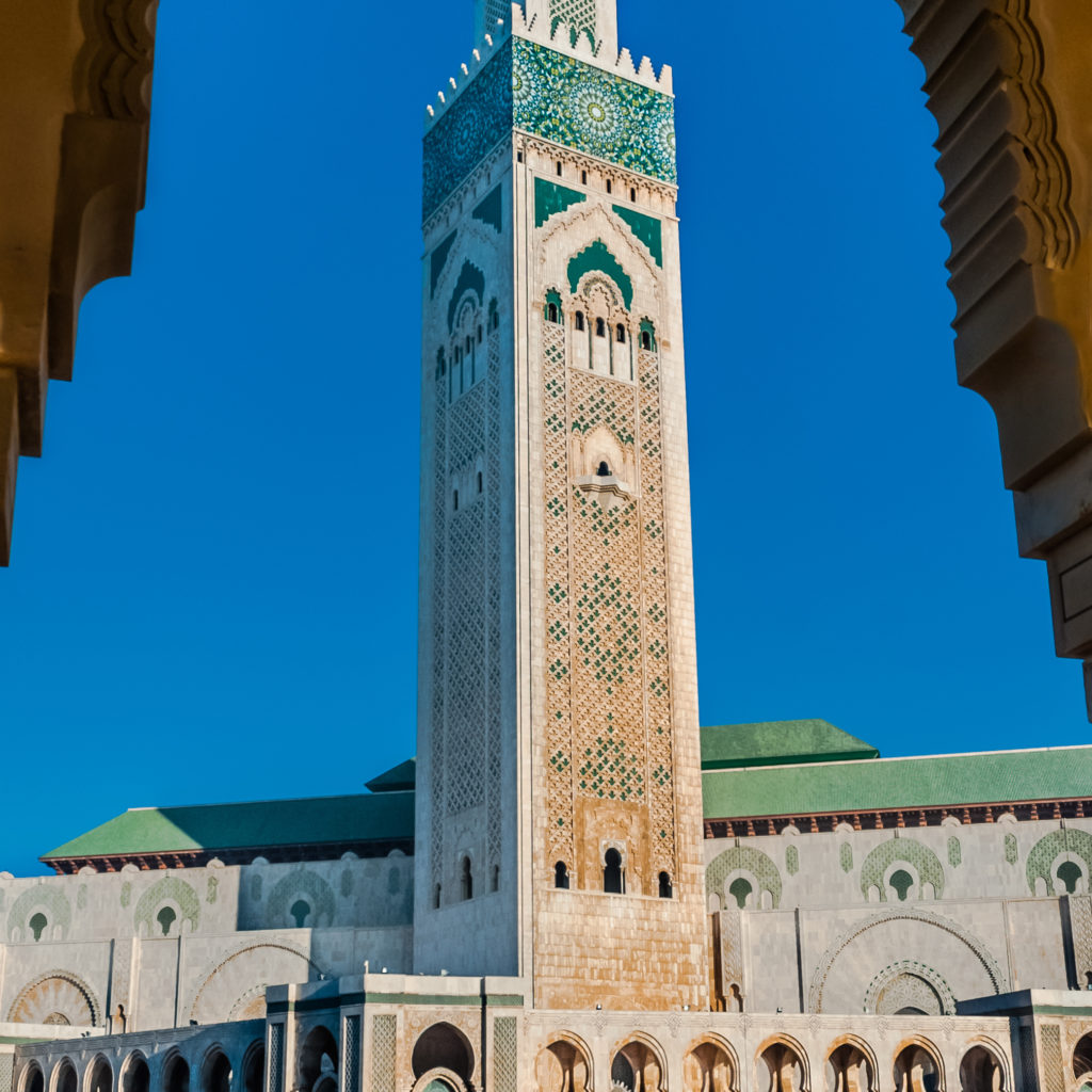 Minarete de la Mezquita Hassan II